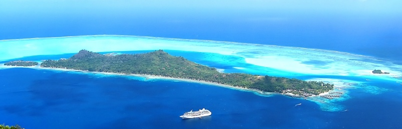 Motu Toopua en Bora Bora
